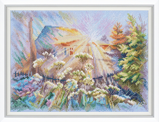 "В лучах утреннего солнца "-M868  вышивка