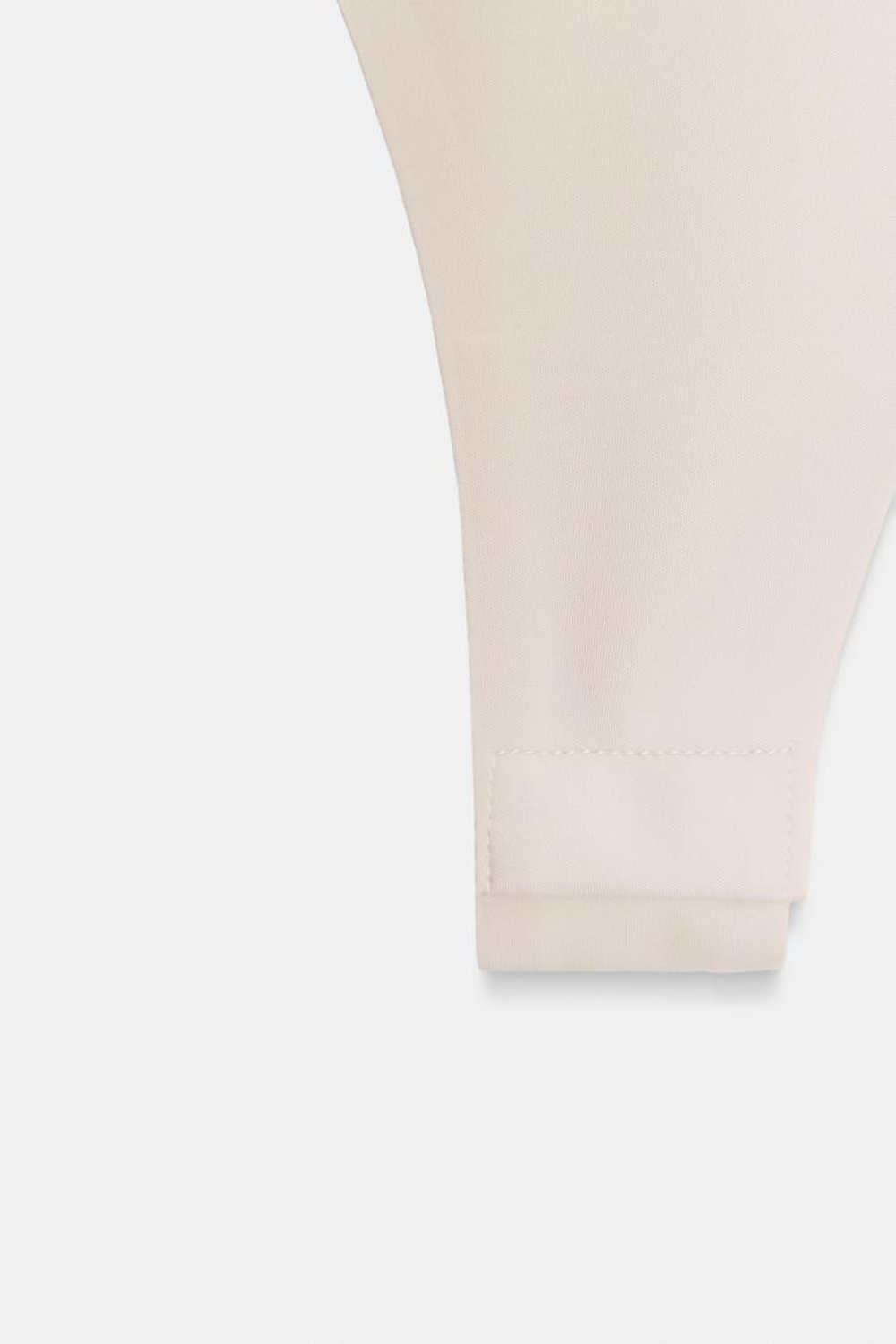 ZARA БОДИ БЕЗ БРЕТЕЛЕК, ЭКРЮ