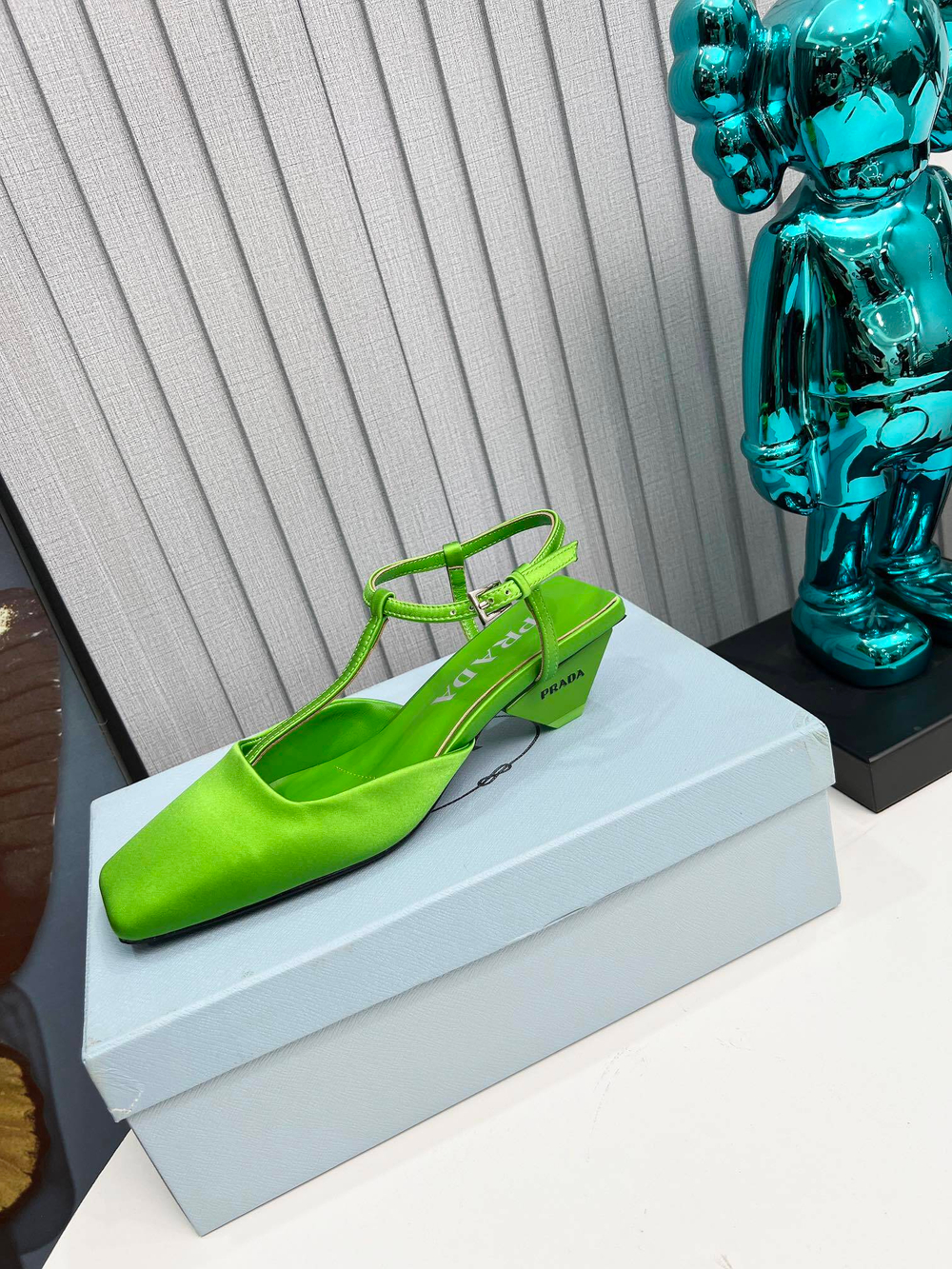 Prada Satin Slingback Pumps