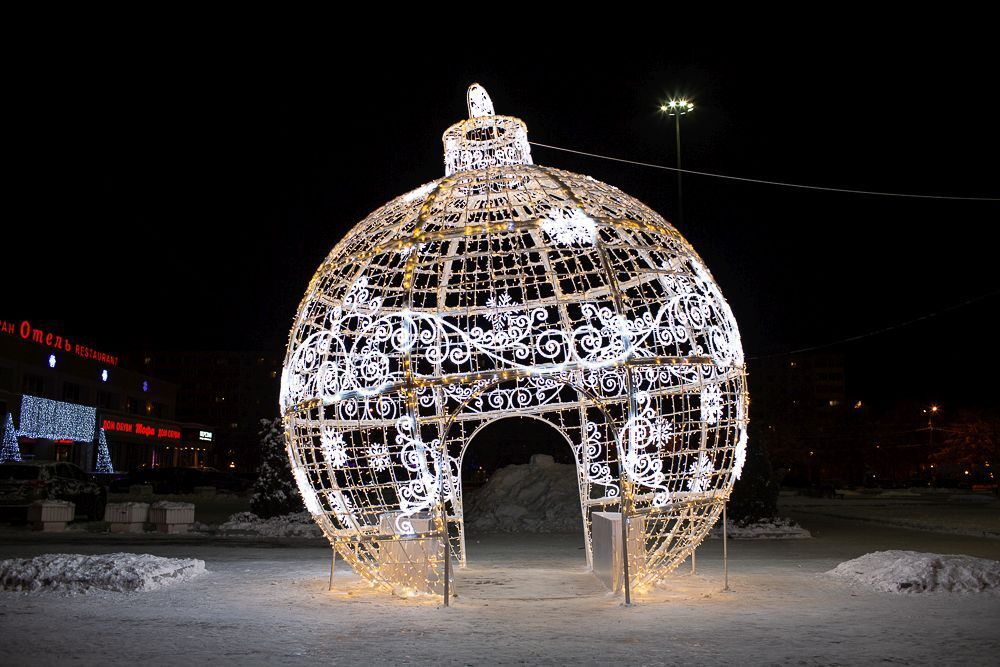 светящийся шар с проходом