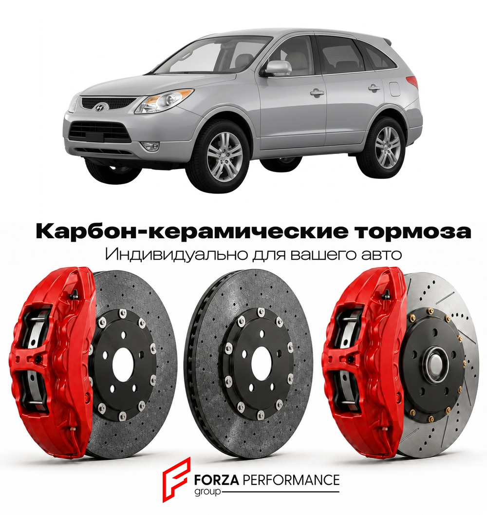 Карбон-керамическая тормозная система для Hyundai Veracruz IX 2006-2012 Хендай