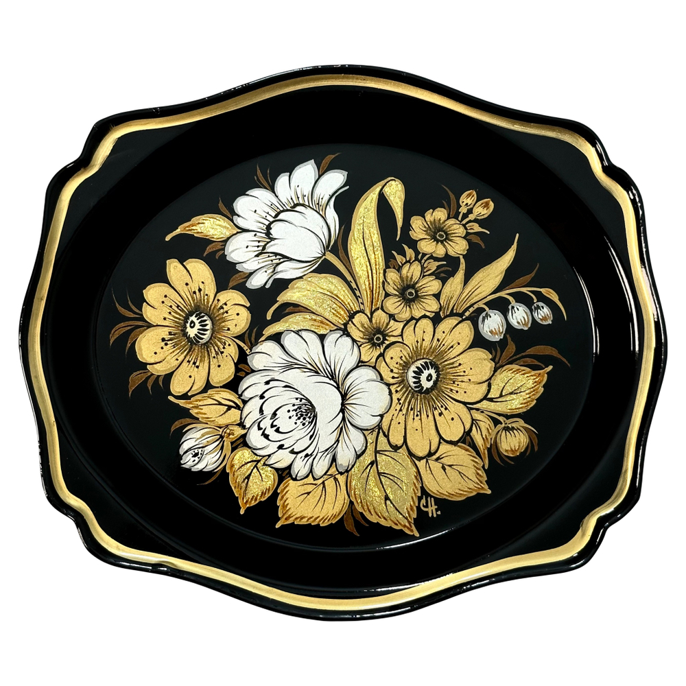 Zhostovo metal tray A3D050220240233