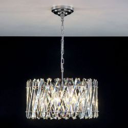 Citilux Ингвар CL334261 Люстра подвесная хрустальная Хром