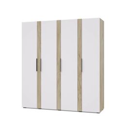 Шкаф четырехстворчатый "Пандора" П41, ЛДСП, МОДЕРИУМ, г. Ижевск (Анкор темный/Анкор светлый)