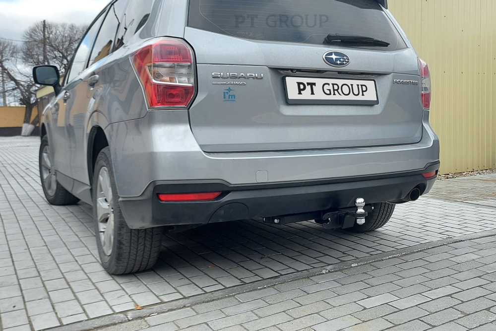Фаркоп с унив. электрикой Smart, съемный квадрат, для Subaru Forester 2012-2018 (паспорт и сертификат) ПТ ГРУПП.SBF-12-991122.00