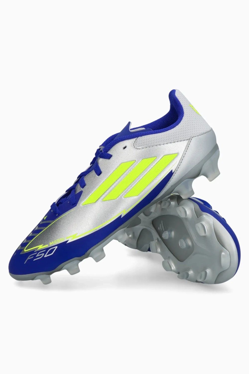Бутсы adidas F50 League Messi MG Junior - серебряный