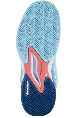 Детские теннисные кроссовки Babolat Jet Mach 3 Clay Junior Boy - Blue
