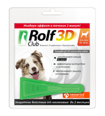 Rolf Club 3D капли инсектоакарицидные для собак