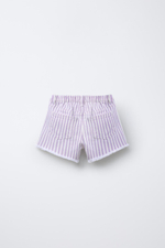 Шорты-бермуды mom fit из твила
