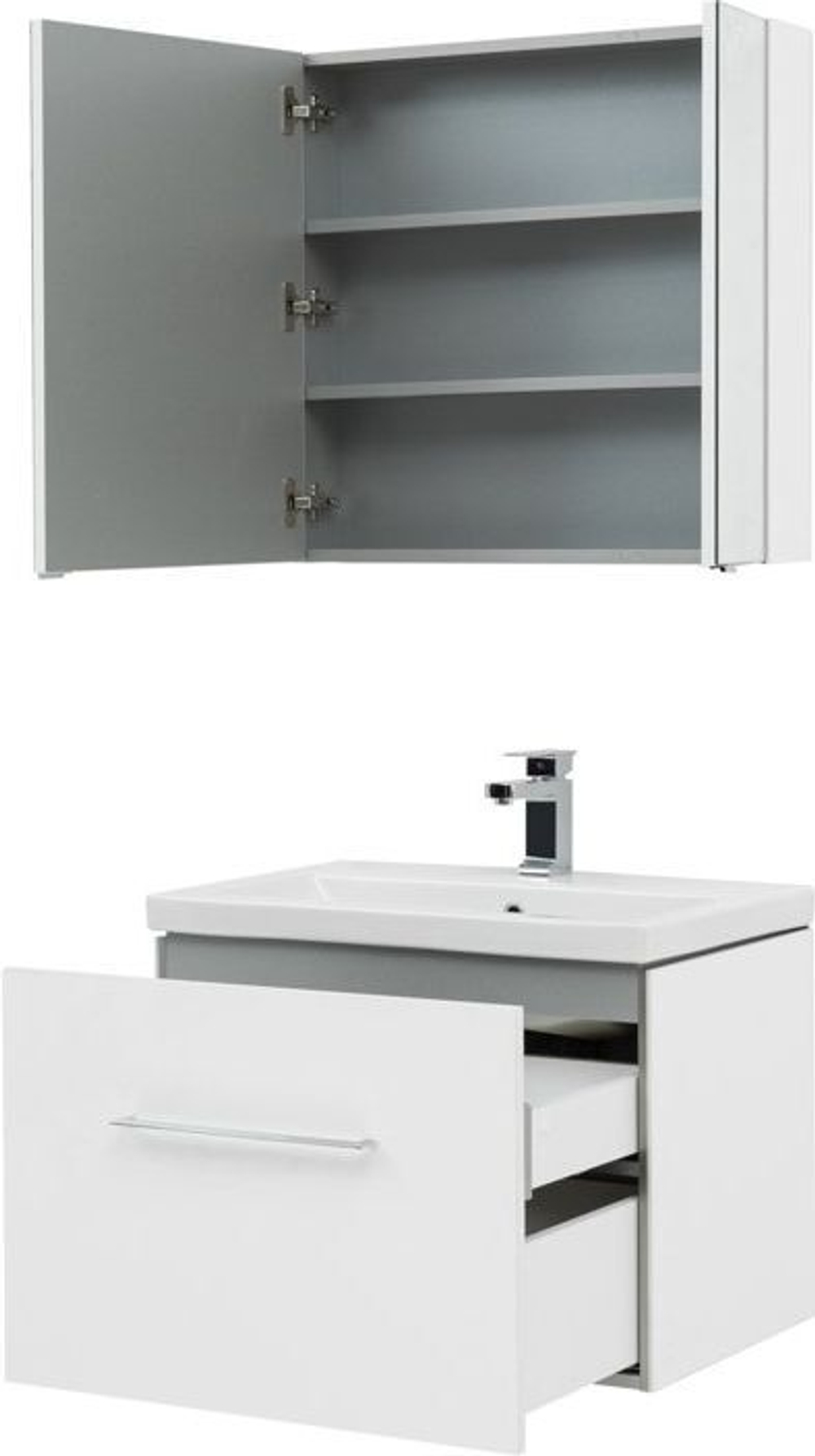 Мебель для ванной Aquanet Порто 70 белый