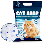 Наполнитель впитывающий силикагелевый CAT STEP Arctic Blue, 26,6 л