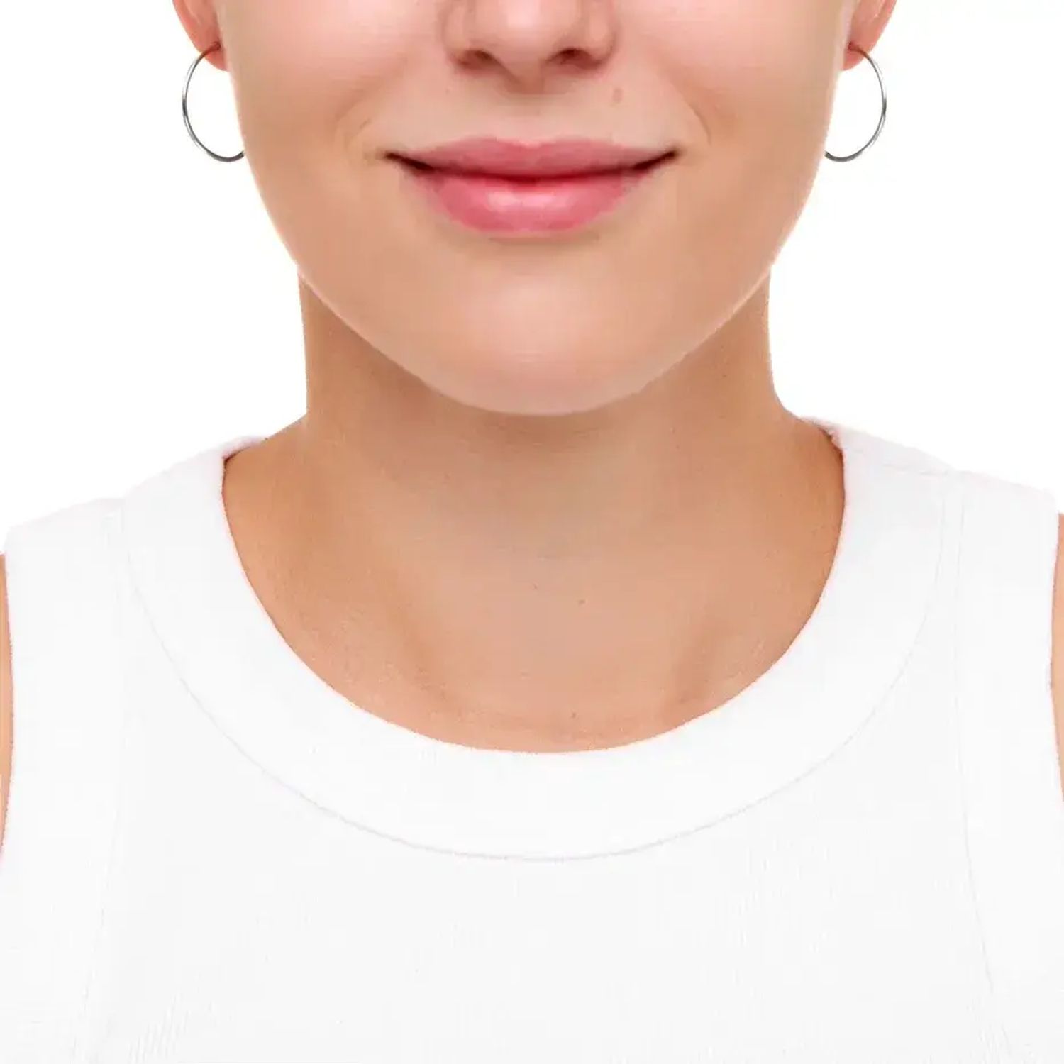 Серьги Silver Congo - 20 mm