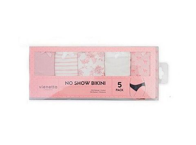 Набор из 5 трусиков-слип средней посадки (Размер: L) (Цвет: разноцветный)