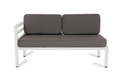 "Глория" модуль диванный правый, каркас из алюминия