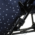 Санки-коляска "Наши Детки 3-1К" синий со звездочками