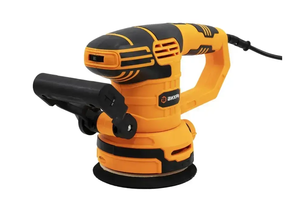 Шлифовальная машинка ЭШМ-125Э ВИХРЬ эксцентриковая (мощность 450 Вт; с регулировкой оборотов; амплитуда 2,4мм)