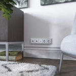 Рамка на 5 постов Antik (Матовый хром) WL07-Frame-05