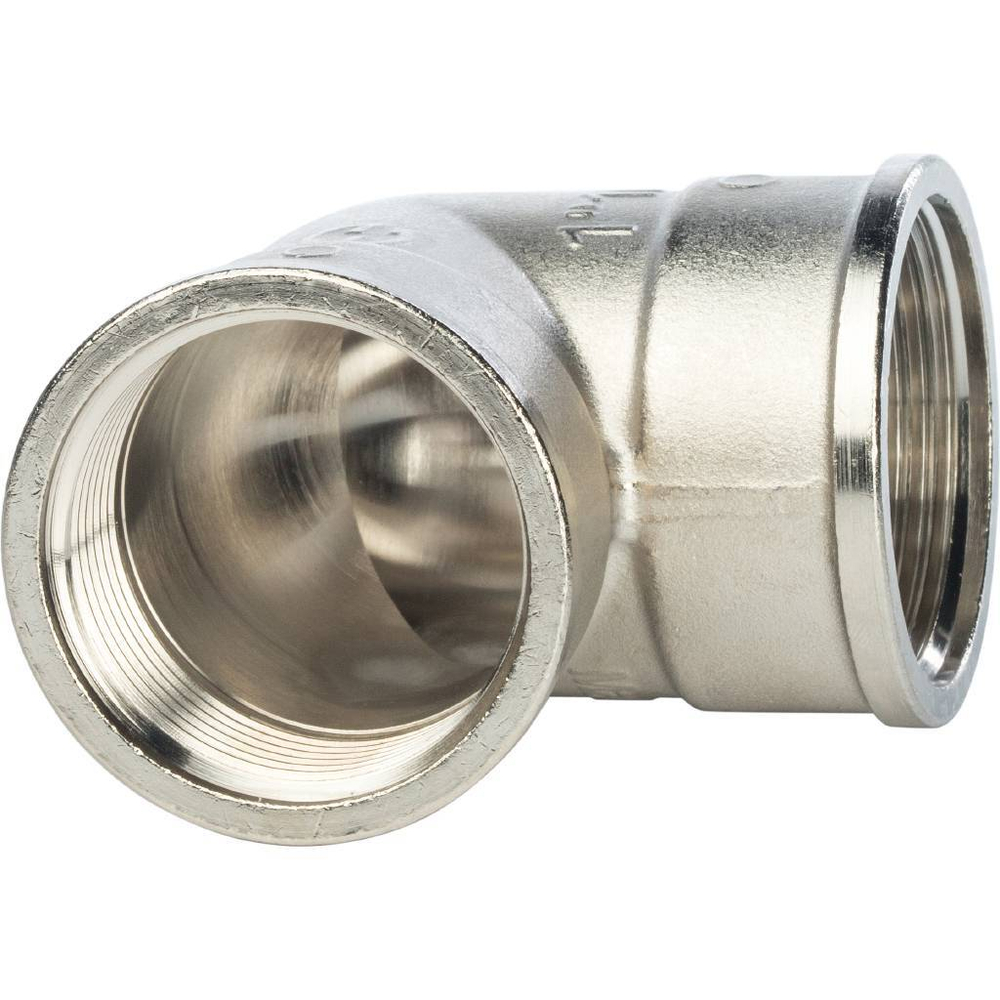 Угольник STOUT никелированный 1 1/4" ВР/ВР