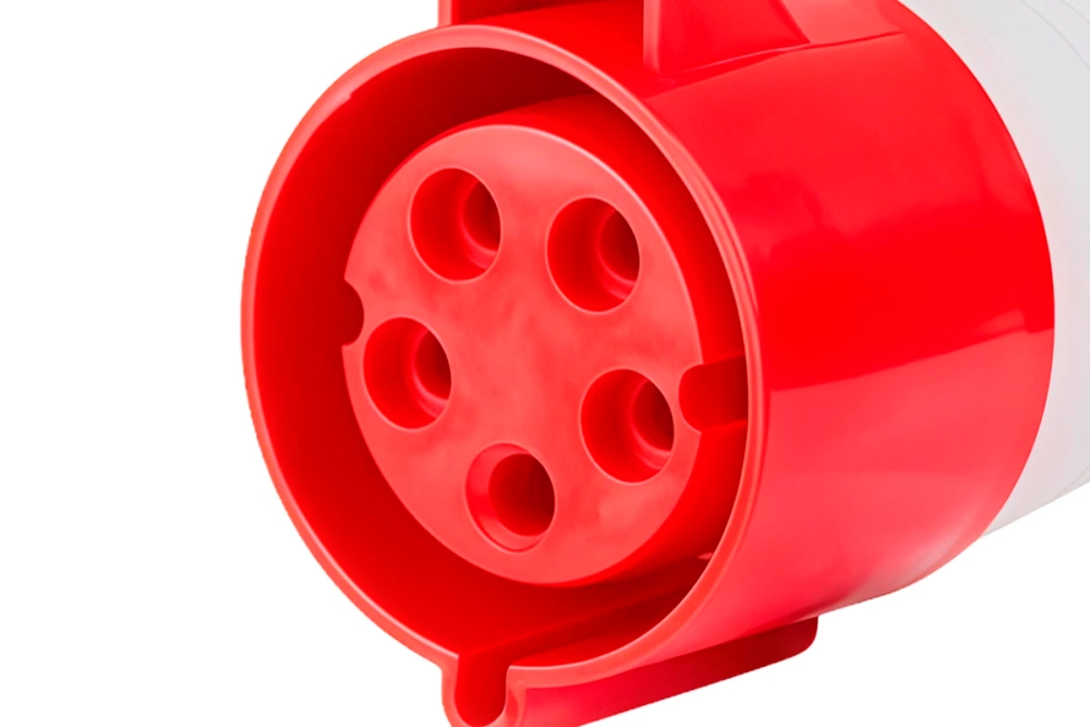 Розетка переносная 5 контактов 3Р+РЕ+N 32А 380В IP44 REXANT