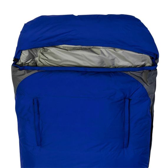 Спальный мешок пуховый PREMIER (190+30)х80см (t-25C) синий (PR-YJSD-32-B)