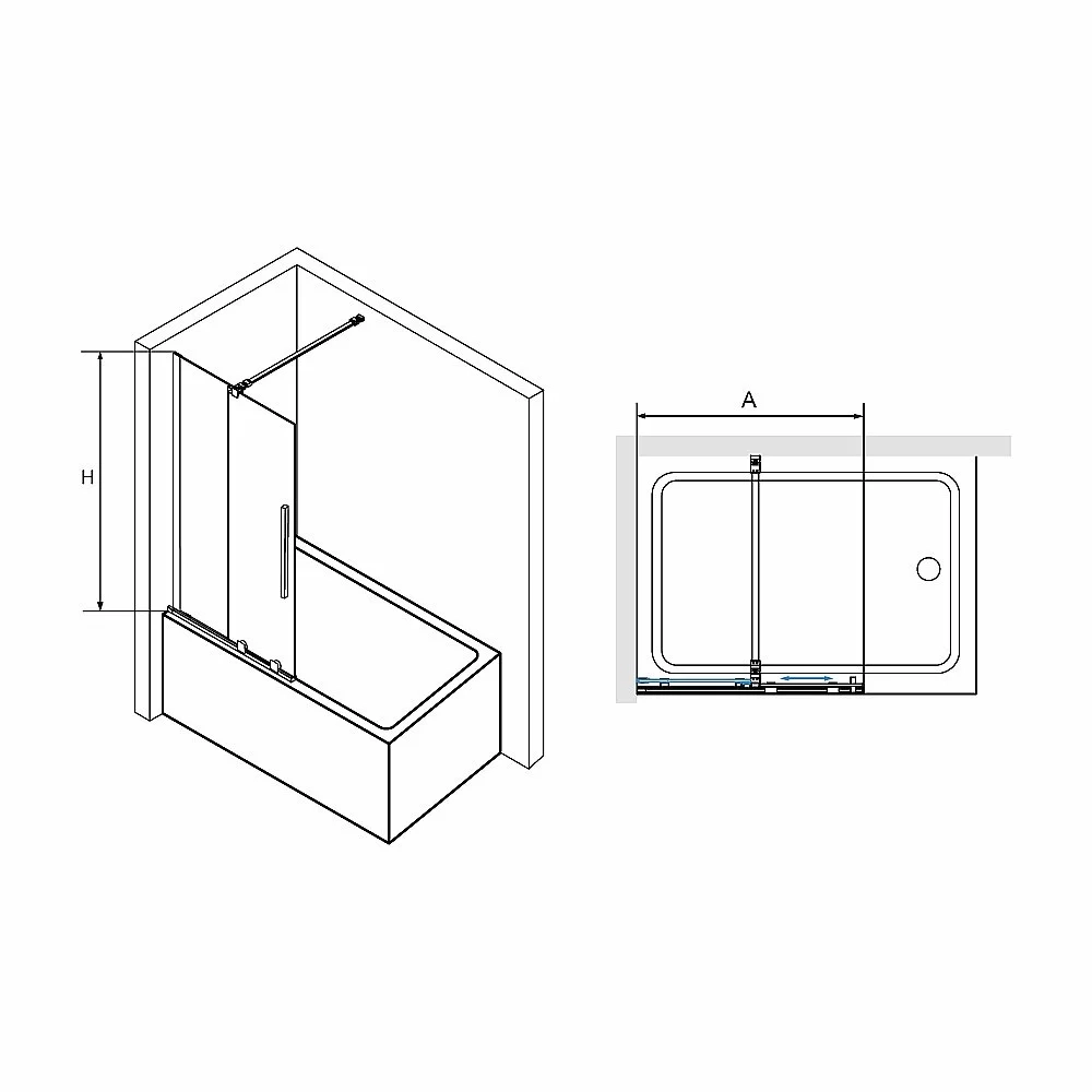 Душевая система RGW Shower Panels SP-6143-01 50140801-01 хром