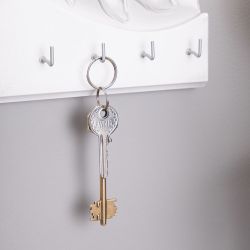 Полка-ключница Терра Бранч Айс Античное Серебро