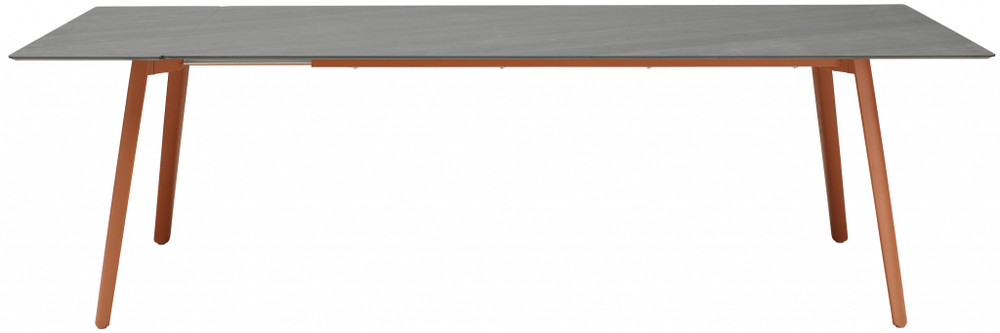 Стол ламинированный раздвижной Scab Design Squid Extendable, терракотовый, сланец