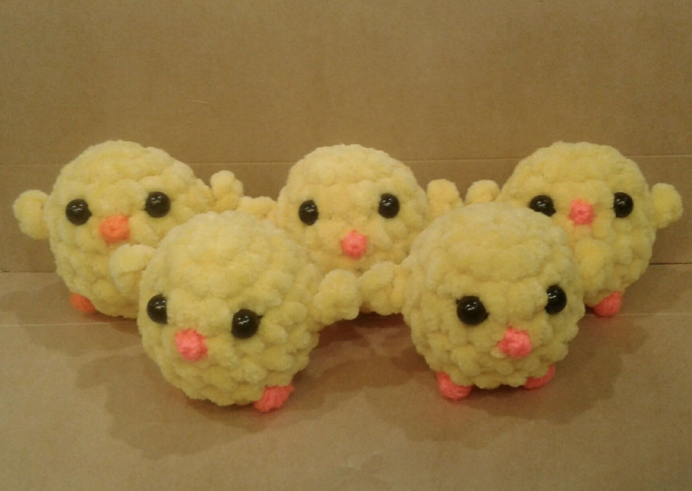 Мягкая игрушка Цыплёнок, 3 шт , Антистресс