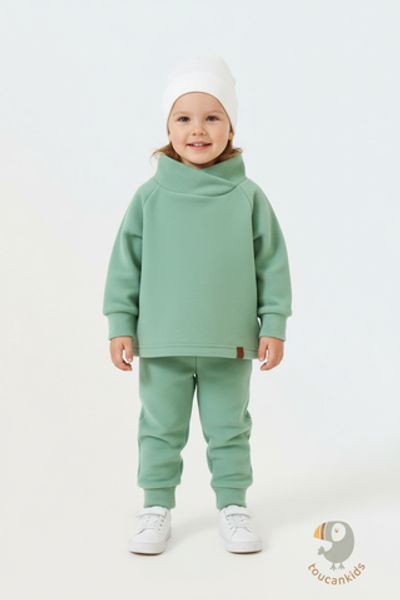 Флисовый костюм "Cute" (базилик)