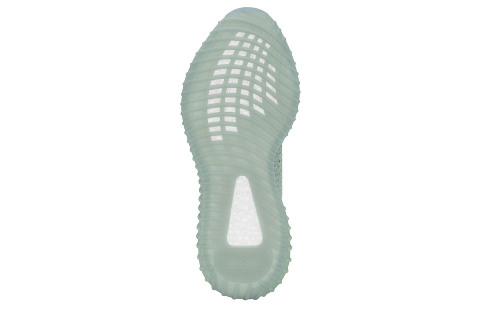 Adidas originals Yeezy Boost 350 V2 Sea Salt Paint Strips "Salt Core Black Salt" Trend Wear & Shock Relief Lightweight Low-End Sports Shoes Same-Style Grey Green