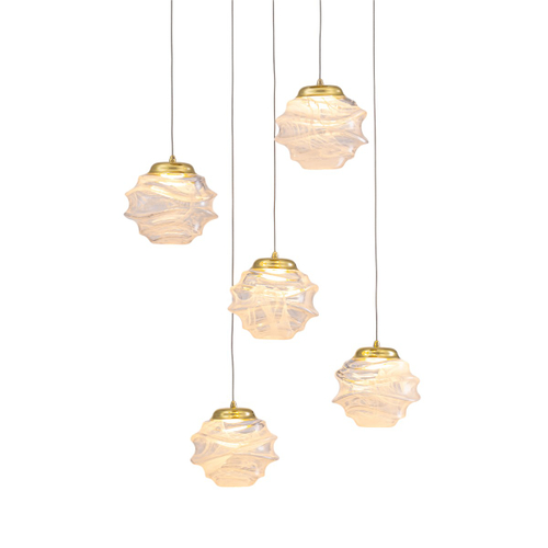 Подвесной светильник MD25030003-5A gold/clear