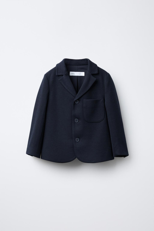 ZARA КОСТЮМНЫЙ БЛЕЙЗЕР COMFORT, МОРСКОЙ СИНИЙ