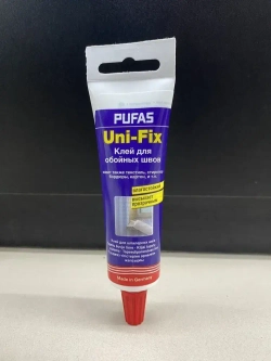 Клей для обойных швов и быстрого ремонта Pufas Uni-Fix 60 г. Германия Пуфас для стыков любых типов обоев для подклейки обоев