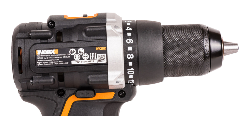 Дрель-шуруповерт аккумуляторная WORX WX102