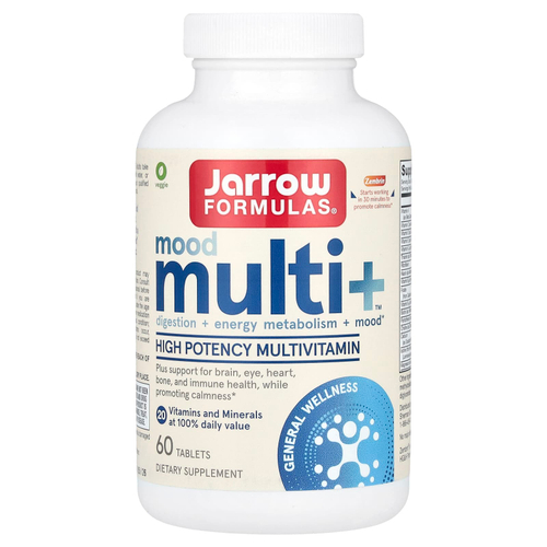 Jarrow Formulas, Mood Multi + ™, 60 таблеток