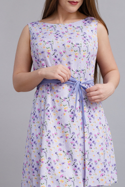 Летнее платье 2292ЮП, Желт цветок #40ЖЦ052292ЮП