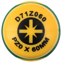 D71Z060 Отвертка стержневая POZIDRIV® ANTI-SLIP GRIP, PZ0x60