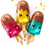 Шар (13"/33 см) Счастливое эскимо, Тиффани 1 шт.