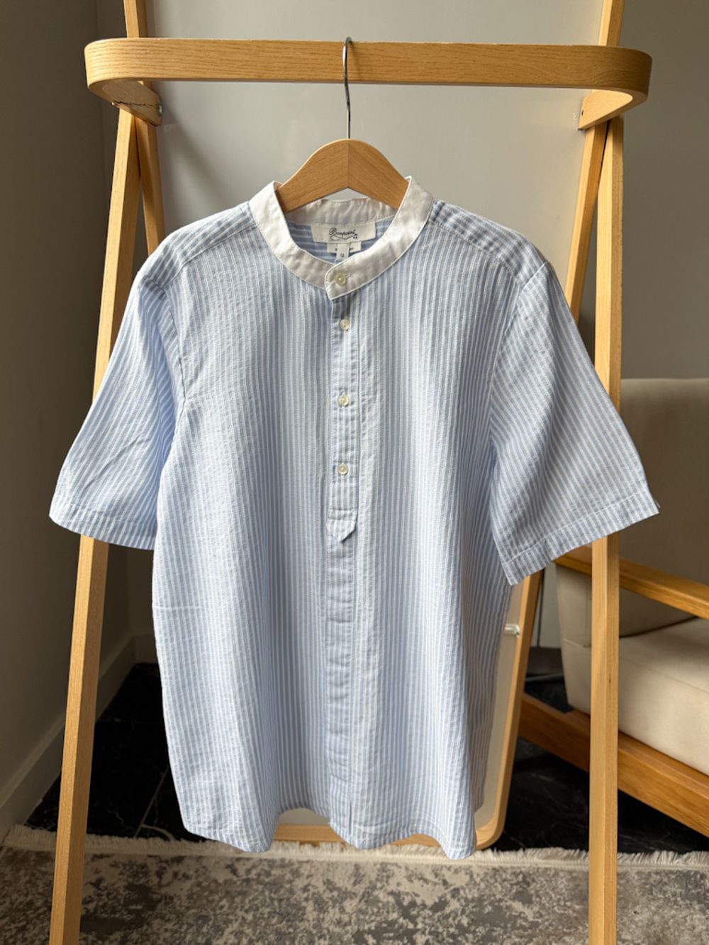 Новая хлопковая рубашка Bonpoint, 152