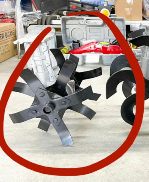 Фреза (Бешеный крот) культиваторная / насадка для триммера, 7 зубьев (72134)