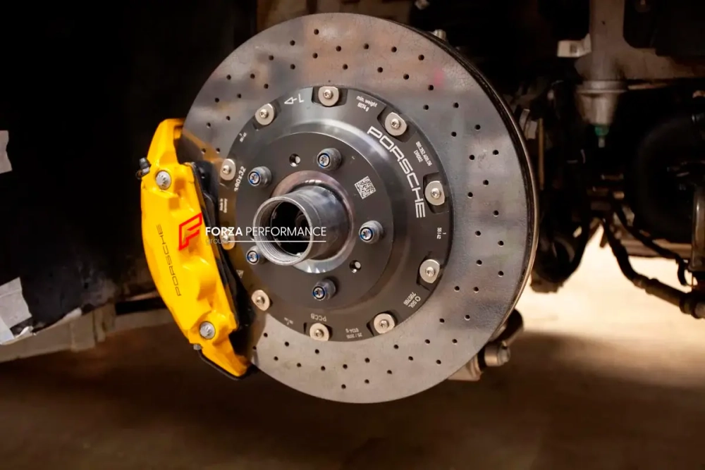 Карбон керамическая тормозная система для PORSCHE 911 992.1 TURBO S 2020+ Порше Тормоза Суппорт Тормозные диски Колодки