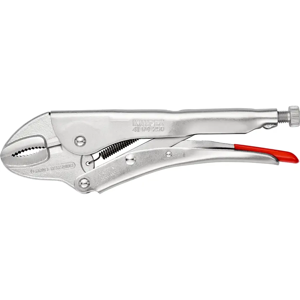 Клещи зажимные никелирование 250 мм Knipex 41 04 250 SB