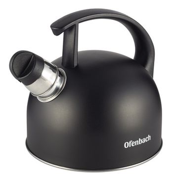 Чайник 1,5 л. из нержавеющей стали со свистком Ofenbach NB-100304 и нейлоновой ручкой
