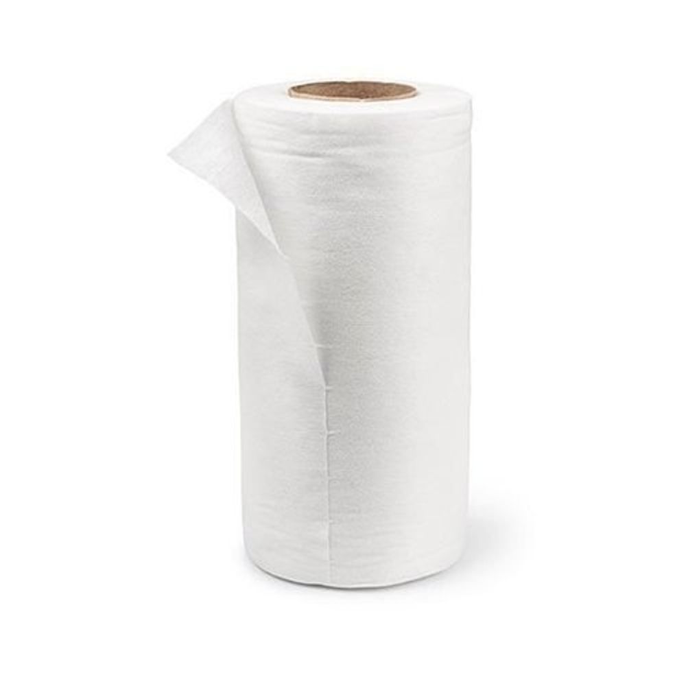 Полотенца одноразовые cпанлейс «Бюджет» (белые), в рулоне. Размер: 35х70 см. Количество: 100 шт.
