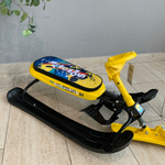 Снегокат «Ника-кросс» черный (арт. СНК/WS)