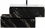 Тумба с раковиной Cezares Slider 100 SLIDER-1000-1C-SO-NF черный фьюжн