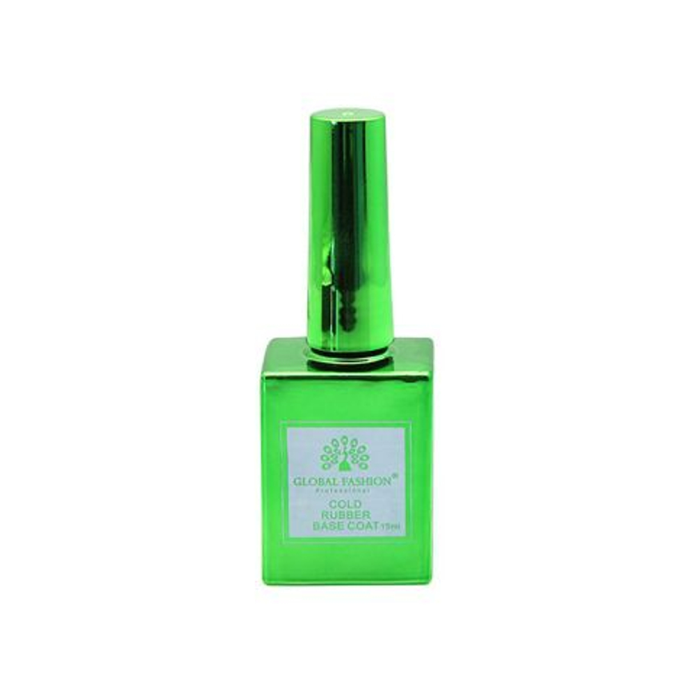 Холодная база для гель лака Global Fashion, Cold Rubber Base Coat 15 мл