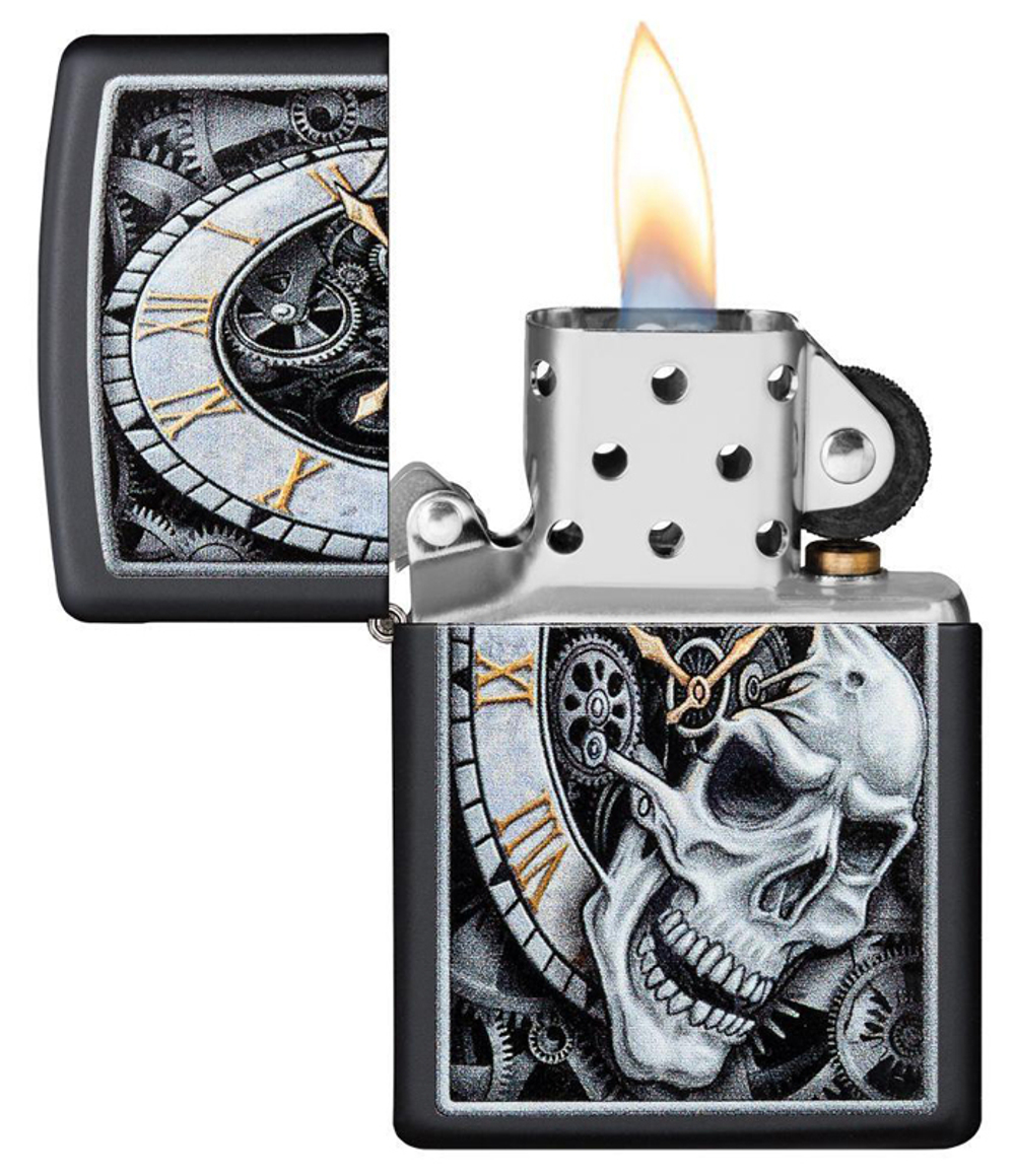 Зажигалка Skull Clock Design ZIPPO 29854