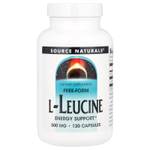 Source Naturals, L-лейцин в свободной форме, 500 мг, 120 капсул