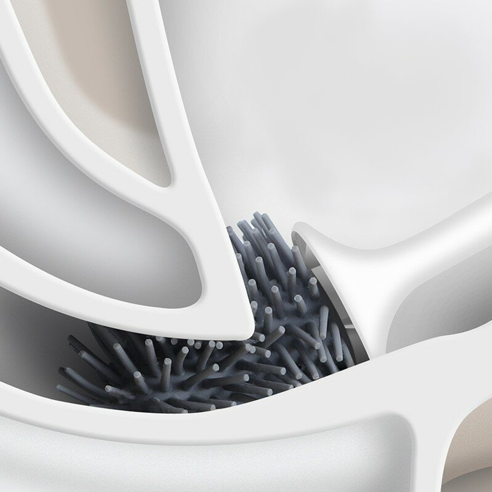 Ершик силиконовый для унитаза и туалета щетка ерш, напольный